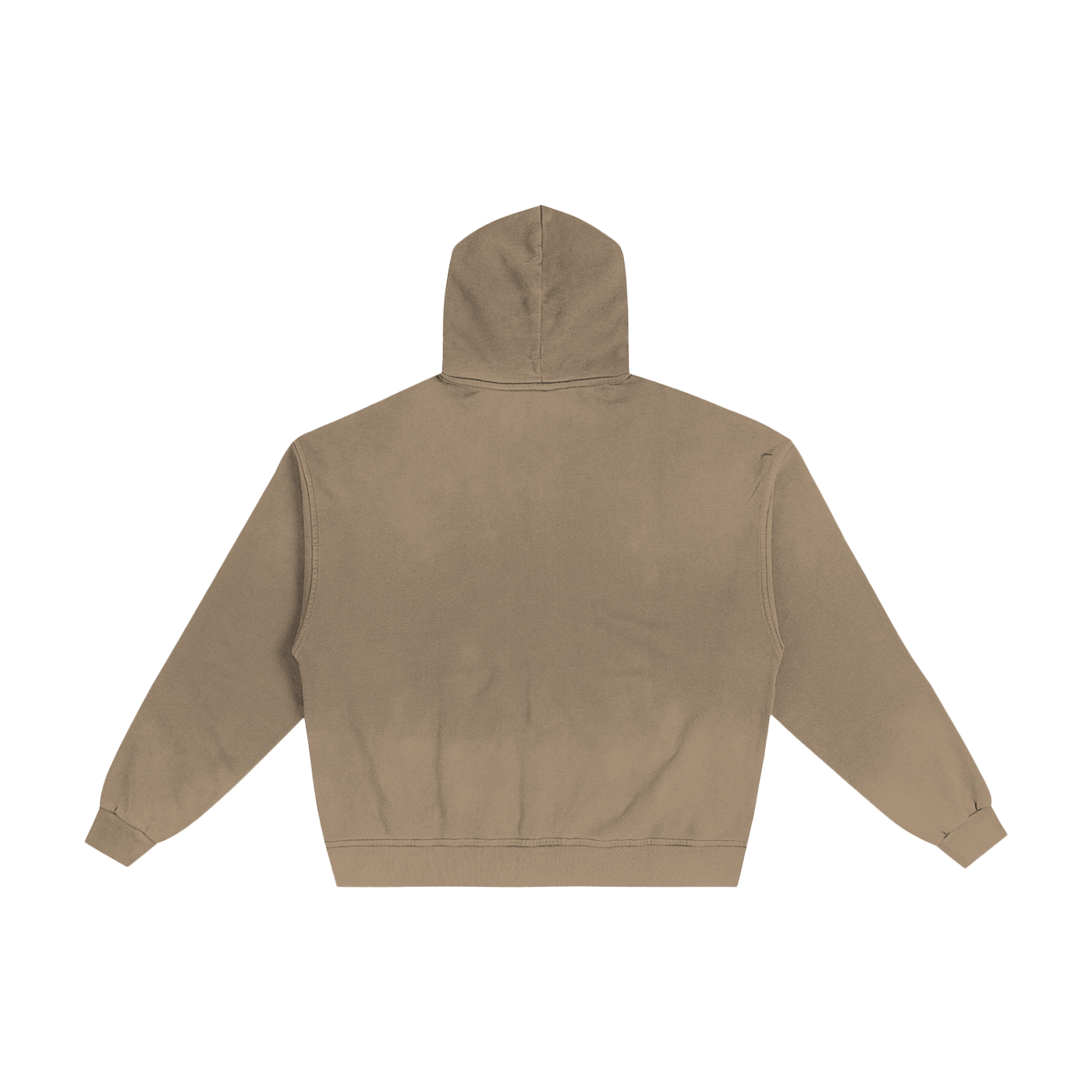 Acre Boyzz Sunfade Frayed Zip Hoodie – Sandstone
