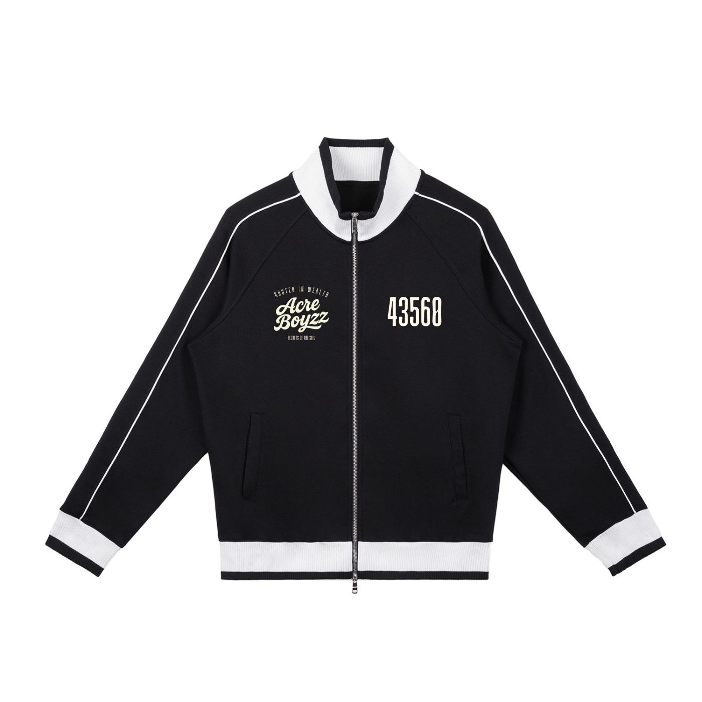 Acre Boyzz Raglan Block Zip Track Jacket