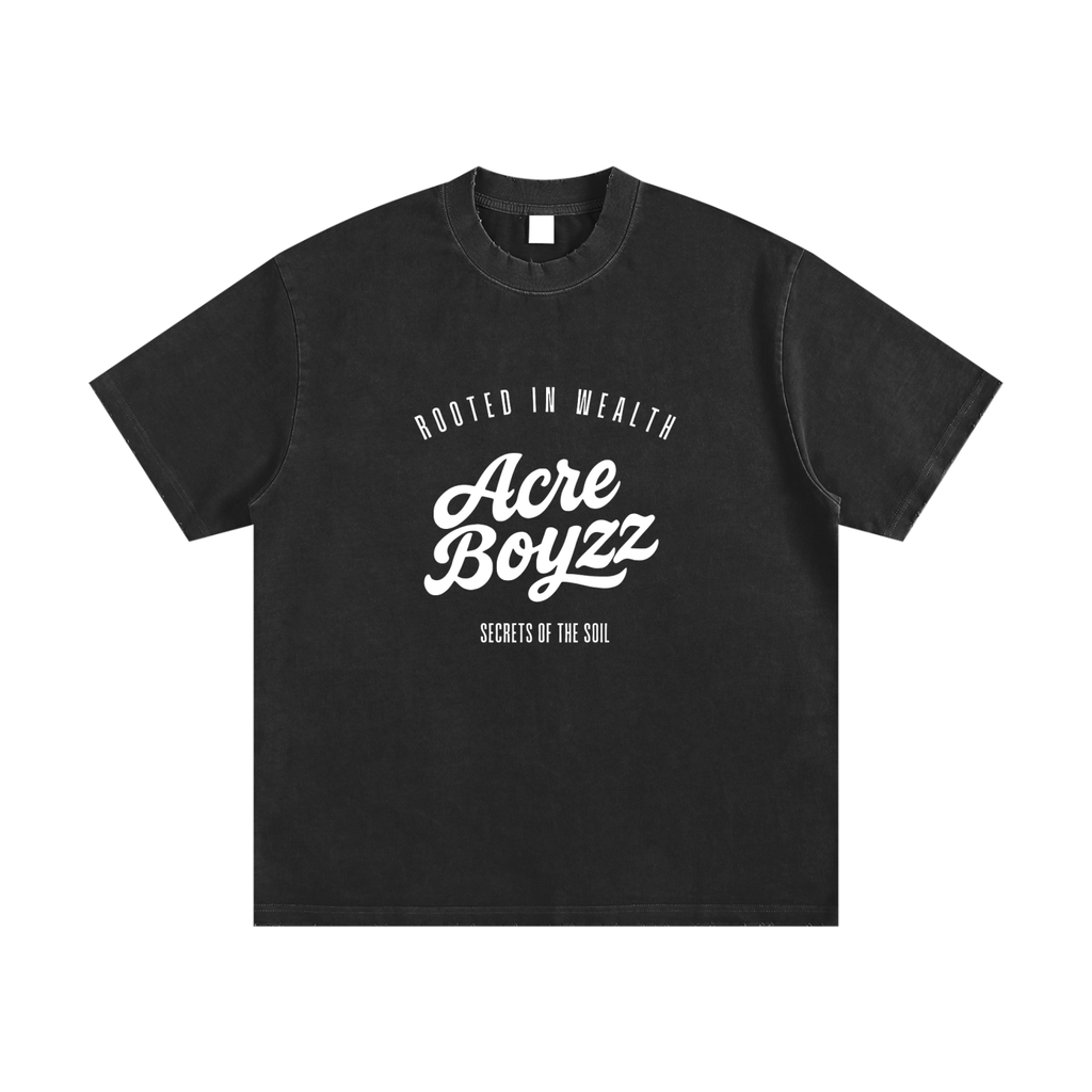 Heavyweight Vintage Washed Frayed T-Shirt