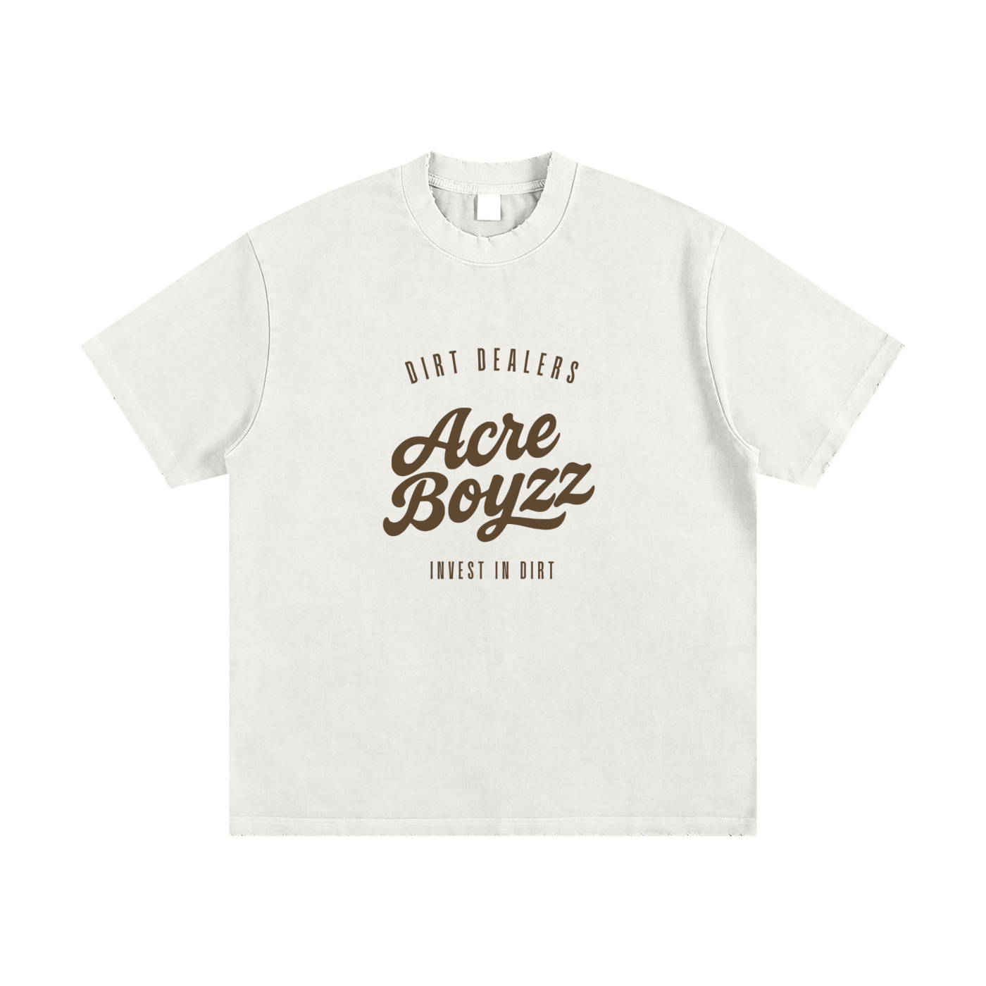 Heavyweight Vintage Washed Frayed T-Shirt